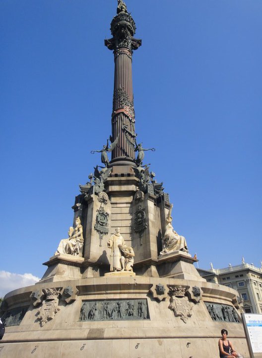 Columbus momument (you can take the elevator up to the top!) 