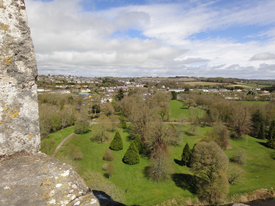 View from top of castle