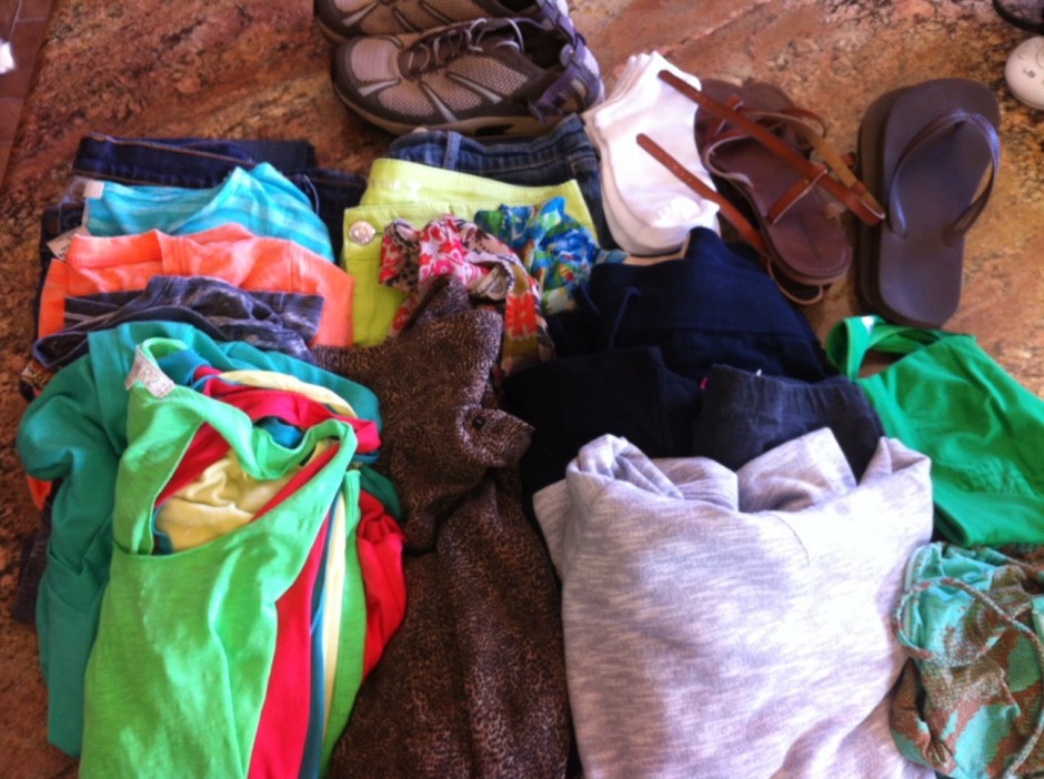 My clothes for the next two months