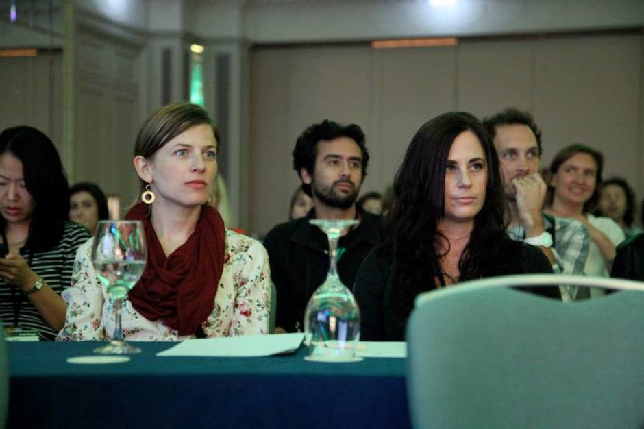 Myself & the Amazing Helen Anne Travis, Courtesy of TravelMedia.ie, listening to Uncornered Market.