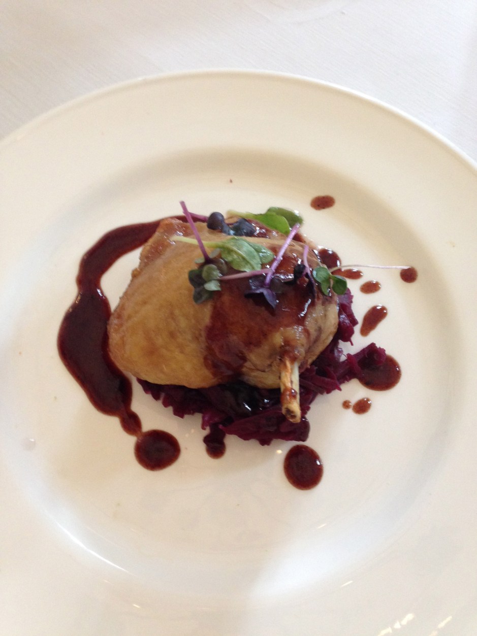 Duck: TBEX menu Ghan House, Carlingford Ireland
