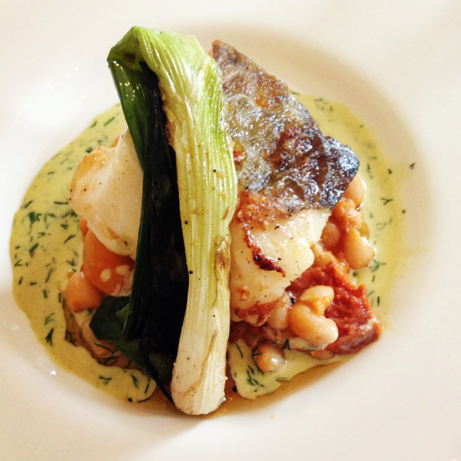 Fish: TBEX menu Ghan House, Carlingford Ireland